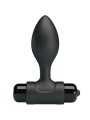PRETTY LOVE VIBRA BUTT PLUG ANAL 10 VIBRACIONES NEGRO