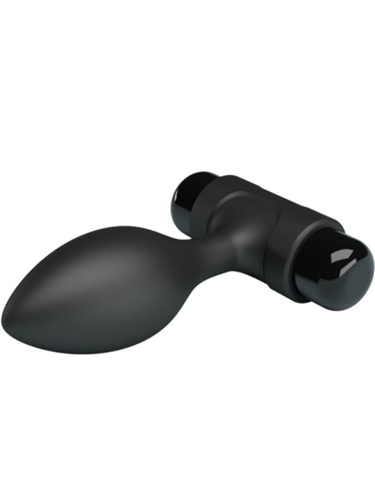 PRETTY LOVE VIBRA BUTT PLUG ANAL 10 VIBRACIONES NEGRO