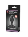 PRETTY LOVE VIBRA BUTT PLUG ANAL 10 VIBRACIONES NEGRO