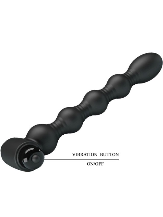 PRETTY LOVE LYNN PLUG ANAL SILICONA 10 VIBRACIONES NEGRO