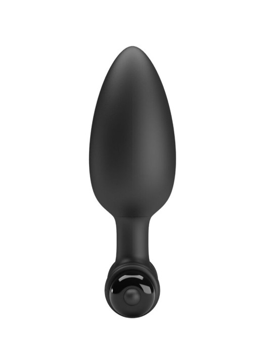 PRETTY LOVE VIBRA BUTT PLUG 2 PLUG ANAL 10 VIBRACIONES NEGRO