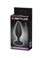 PRETTY LOVE VIBRA BUTT PLUG 2 PLUG ANAL 10 VIBRACIONES NEGRO