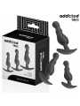 ADDICTED TOYS SET DE 3 PLUG ANAL SILICONA MODELO 1