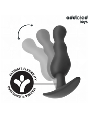 ADDICTED TOYS SET DE 3 PLUG ANAL SILICONA MODELO 1