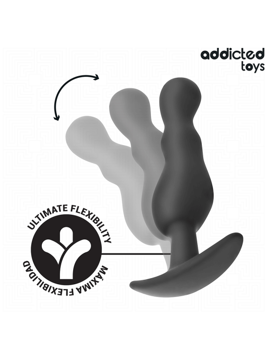 ADDICTED TOYS SET DE 3 PLUG ANAL SILICONA MODELO 1