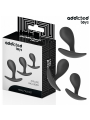 ADDICTED TOYS SET DE 3 PLUG ANAL SILICONA MODELO 3