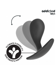 ADDICTED TOYS SET DE 3 PLUG ANAL SILICONA MODELO 3