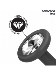 ADDICTED TOYS SET DE 3 PLUG SILICONA ANAL CON JOYA