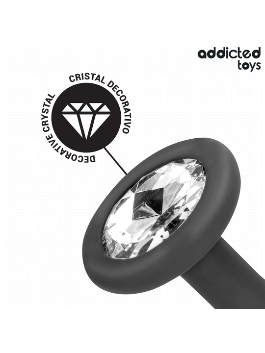 ADDICTED TOYS SET DE 3 PLUG SILICONA ANAL CON JOYA