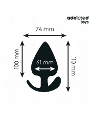 ADDICTED TOYS PLUG ANAL SILICONA TALLA XXL 11 CM