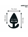 ADDICTED TOYS PLUG ANAL SILICONA TALLA XXL 11 CM