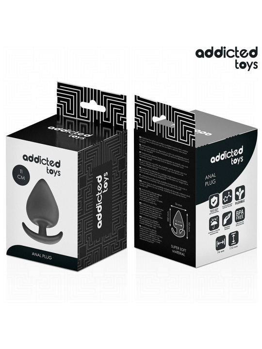 ADDICTED TOYS PLUG ANAL SILICONA TALLA XXL 11 CM