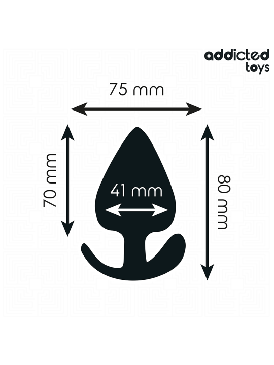ADDICTED TOYS PLUG ANAL SILICONA TALLA L 8 CM