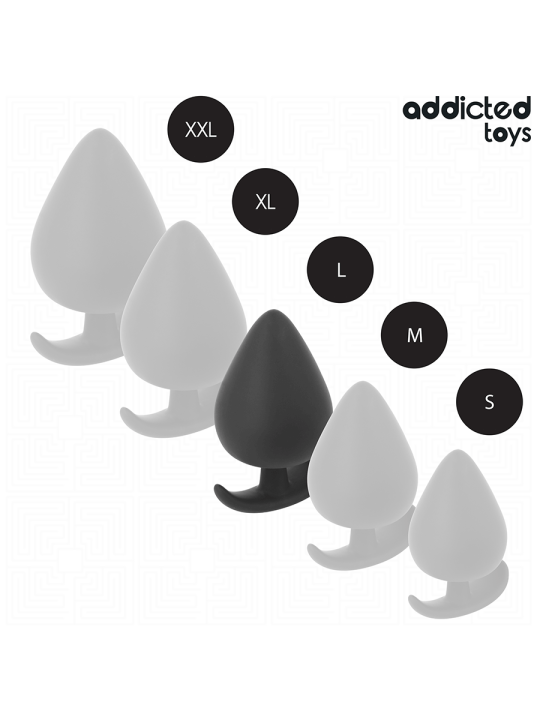 ADDICTED TOYS PLUG ANAL SILICONA TALLA L 8 CM