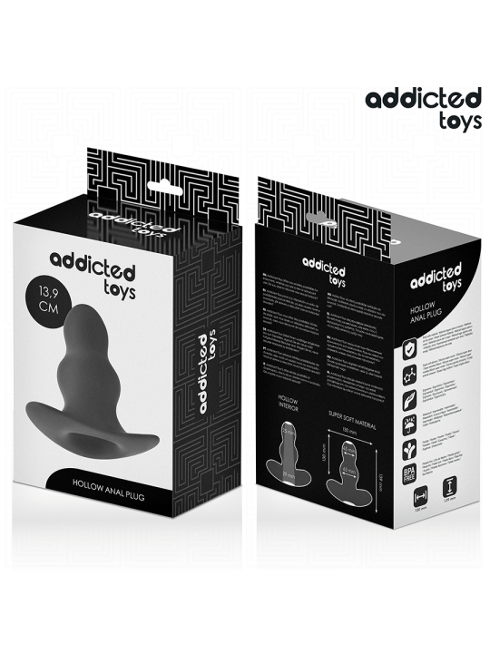 ADDICTED TOYS PLUG ANAL HUECO SILICONA TALLA XL 139 CM