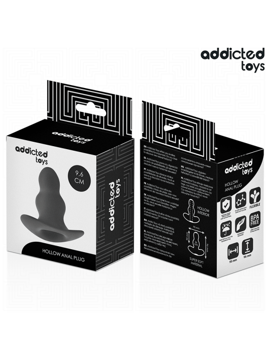 ADDICTED TOYS PLUG ANAL HUECO SILICONA TALLA M 96 CM