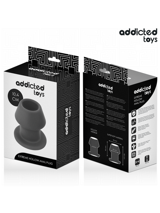 ADDICTED TOYS PLUG ANAL HUECO EXTREM SILICONA TALLA L 104 CM