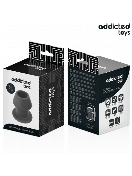 ADDICTED TOYS PLUG ANAL HUECO EXTREM SILICONA TALLA M 87 CM