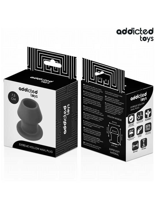 ADDICTED TOYS PLUG ANAL HUECO EXTREM SILICONA TALLA S 75 CM