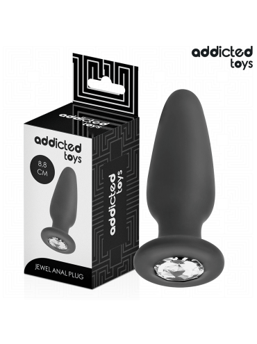 ADDICTED TOYS PLUG ANAL CON JOYA SILICONA TALLA S 88 CM