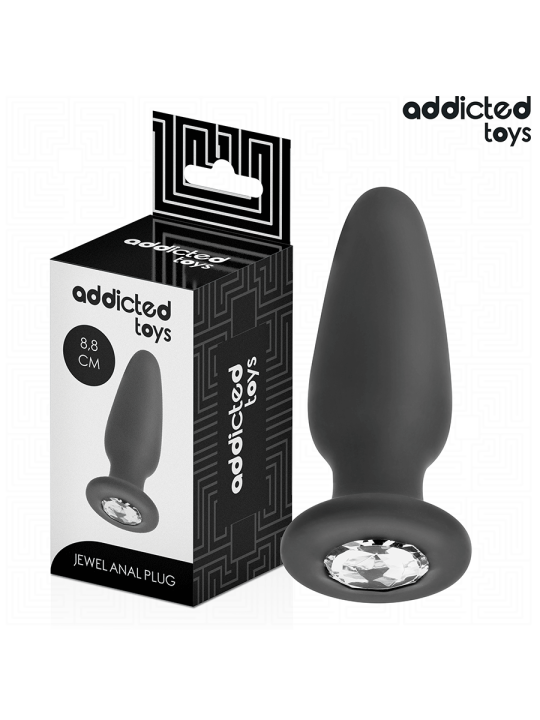 ADDICTED TOYS PLUG ANAL CON JOYA SILICONA TALLA S 88 CM