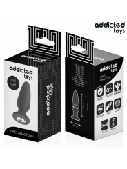 ADDICTED TOYS PLUG ANAL CON JOYA SILICONA TALLA M 104 CM