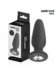 ADDICTED TOYS PLUG ANAL CON JOYA SILICONA TALLA L 126 CM