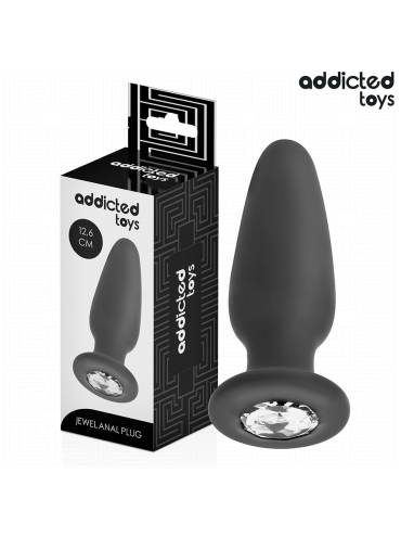 ADDICTED TOYS PLUG ANAL CON JOYA SILICONA TALLA L 126 CM