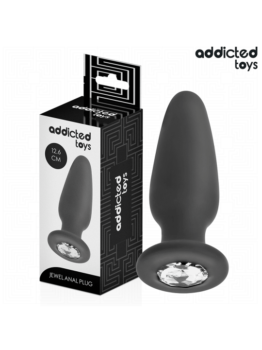ADDICTED TOYS PLUG ANAL CON JOYA SILICONA TALLA L 126 CM