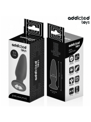 ADDICTED TOYS PLUG ANAL CON JOYA SILICONA TALLA L 126 CM