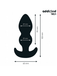 ADDICTED TOYS PLUG ANAL SILICONA TALLA S 103 CM