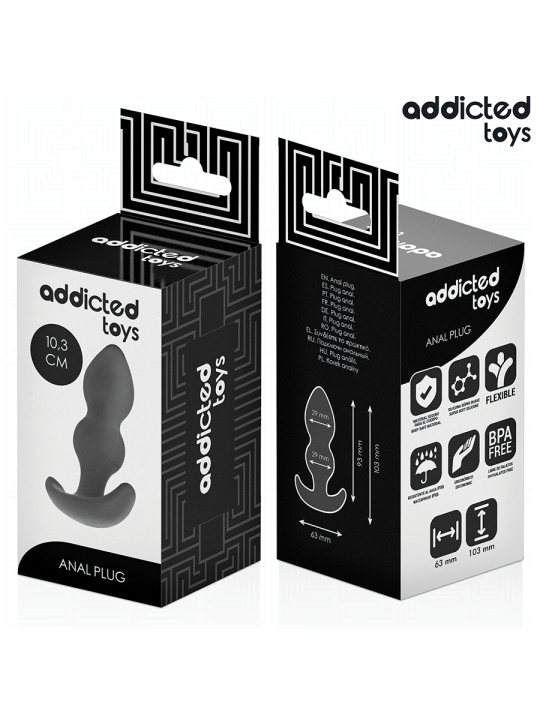 ADDICTED TOYS PLUG ANAL SILICONA TALLA S 103 CM