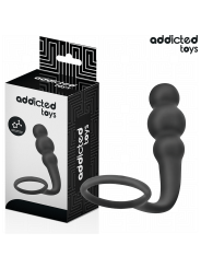 ADDICTED TOYS PLUG ANAL CON ANILLO SILICONA MODELO 1