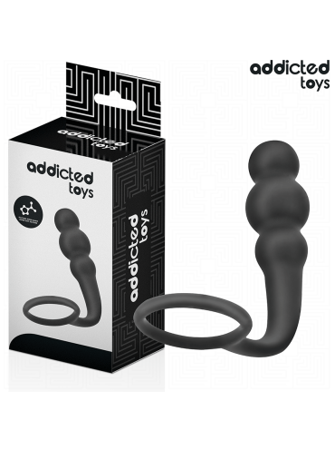 ADDICTED TOYS PLUG ANAL CON ANILLO SILICONA MODELO 1