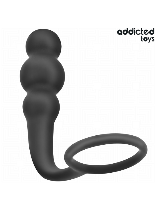 ADDICTED TOYS PLUG ANAL CON ANILLO SILICONA MODELO 1