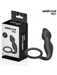 ADDICTED TOYS PLUG ANAL CON ANILLO SILICONA MODELO 2