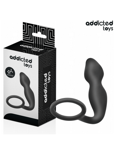 ADDICTED TOYS PLUG ANAL CON ANILLO SILICONA MODELO 2