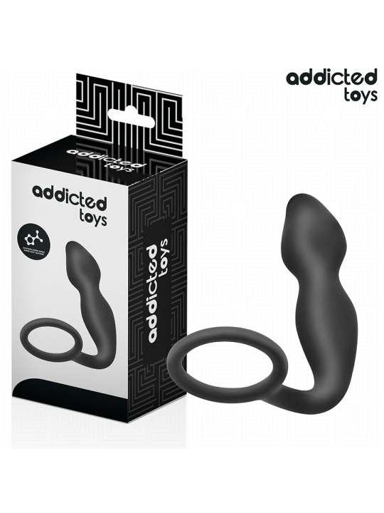 ADDICTED TOYS PLUG ANAL CON ANILLO SILICONA MODELO 2