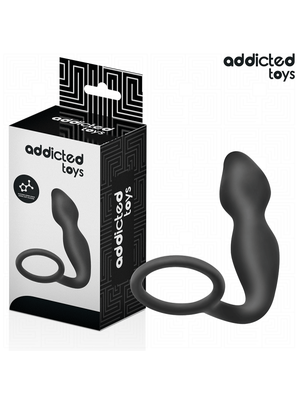 ADDICTED TOYS PLUG ANAL CON ANILLO SILICONA MODELO 2