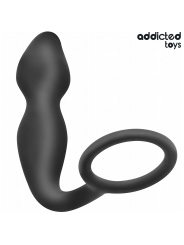 ADDICTED TOYS PLUG ANAL CON ANILLO SILICONA MODELO 2