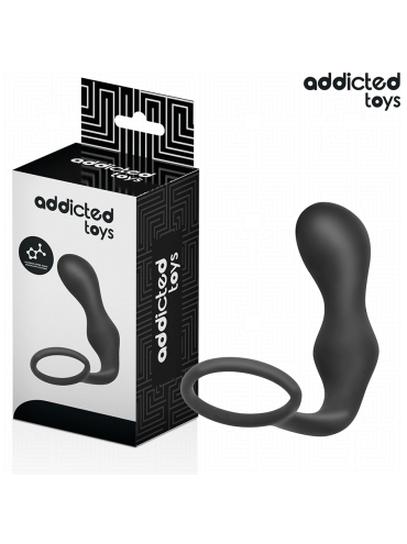 ADDICTED TOYS PLUG ANAL CON ANILLO SILICONA MODELO 3