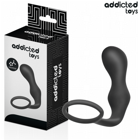 ADDICTED TOYS PLUG ANAL CON ANILLO SILICONA MODELO 3