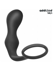 ADDICTED TOYS PLUG ANAL CON ANILLO SILICONA MODELO 3