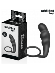 ADDICTED TOYS PLUG ANAL CON ANILLO SILICONA MODELO 4
