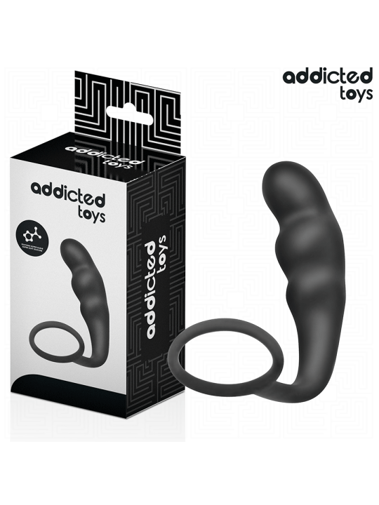 ADDICTED TOYS PLUG ANAL CON ANILLO SILICONA MODELO 4