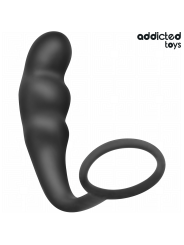 ADDICTED TOYS PLUG ANAL CON ANILLO SILICONA MODELO 4