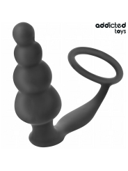 ADDICTED TOYS PLUG ANAL CON ANILLO SILICONA MODELO 5
