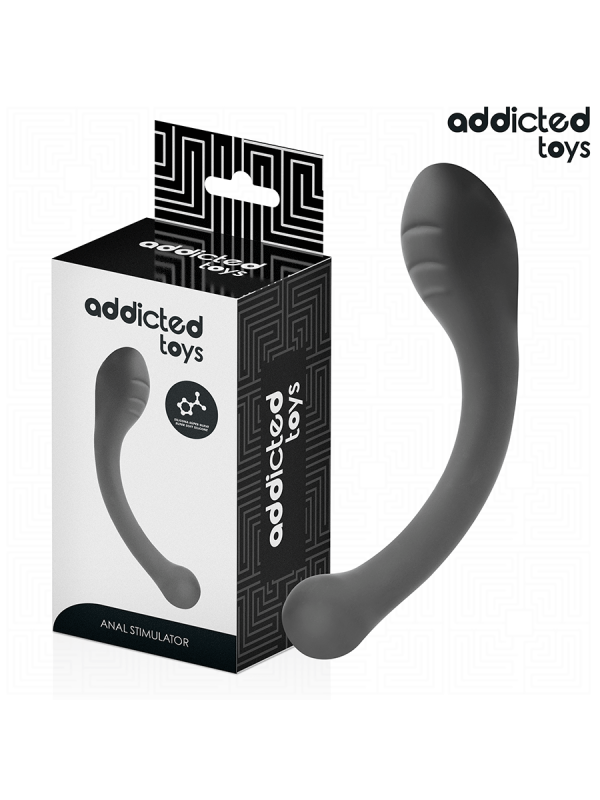 ADDICTED TOYS ESTIMULADOR ANAL DOBLE SILICONA 18 CM
