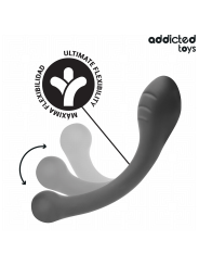 ADDICTED TOYS ESTIMULADOR ANAL DOBLE SILICONA 18 CM