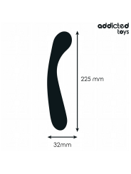 ADDICTED TOYS MASAJEADOR ANAL DOBLE SILICONA 225 CM